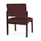 Lesro Lenox Armless Guest Chair, 22.5 in W 26 in L 31.5 in H LW1102 - alternate 3